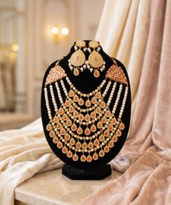 Royal Meena Kundan Set
