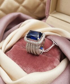 Alternative view of 925 Silver Sapphire Ring