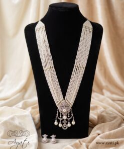 925 Silver Pearl Maala Set