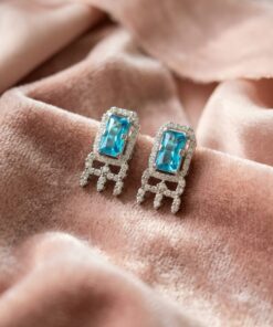 925 Silver Aquamarine Tops