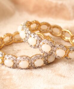 Pearl Bangle Pair