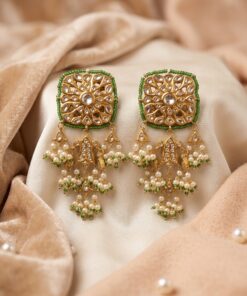 Alternative view of Kundan Earrings