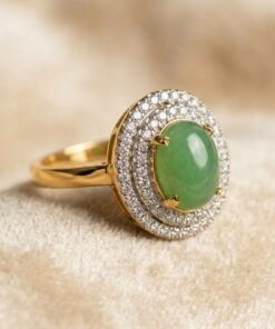 Olive Agate Ring