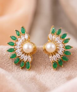 Jade Pearl Earrings