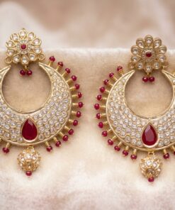 Alternative view of Kundan Ruby Ballay