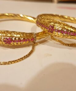 Alternative view of Ruby Bangles