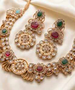 Alternative view of Kundan Necklace Set
