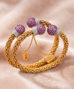 Twisted Rope Cuff Set