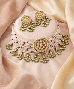 Kundan Pearl Choker Set